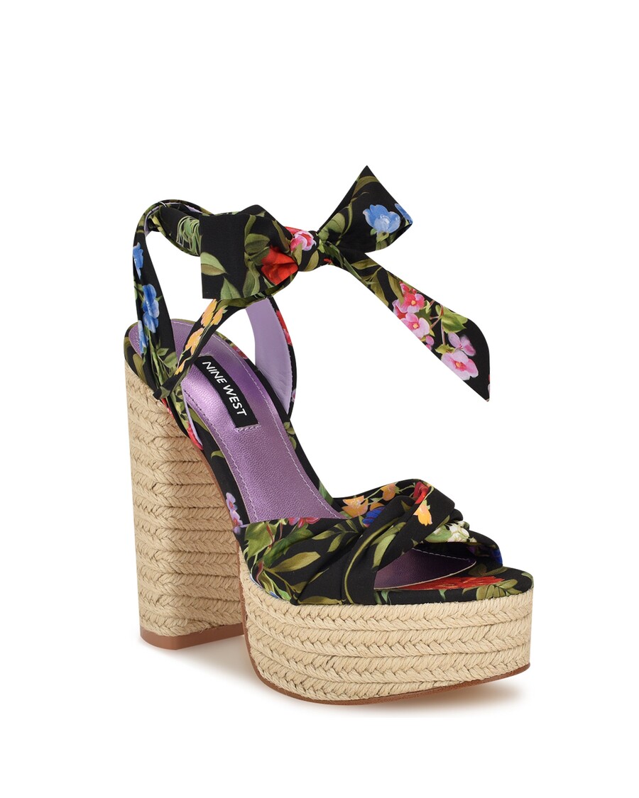 üheksa Lääne-gertha Platvormi Espadrill Sandaalid