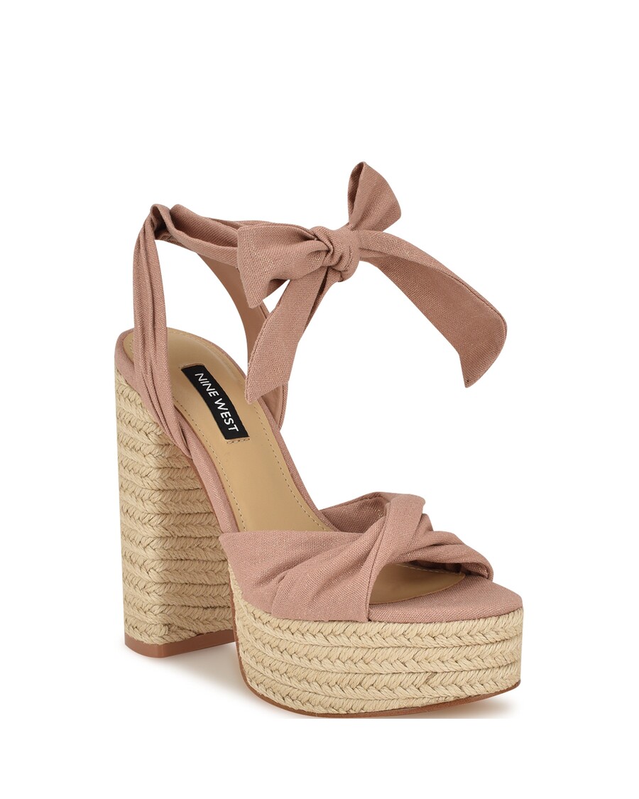 Deviņas Rietumu Gertha Platformas Espadrille Sandales