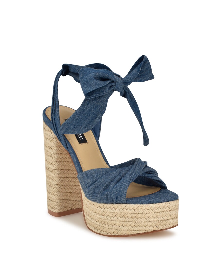 Deviņas Rietumu Gertha Platformas Espadrille Sandales