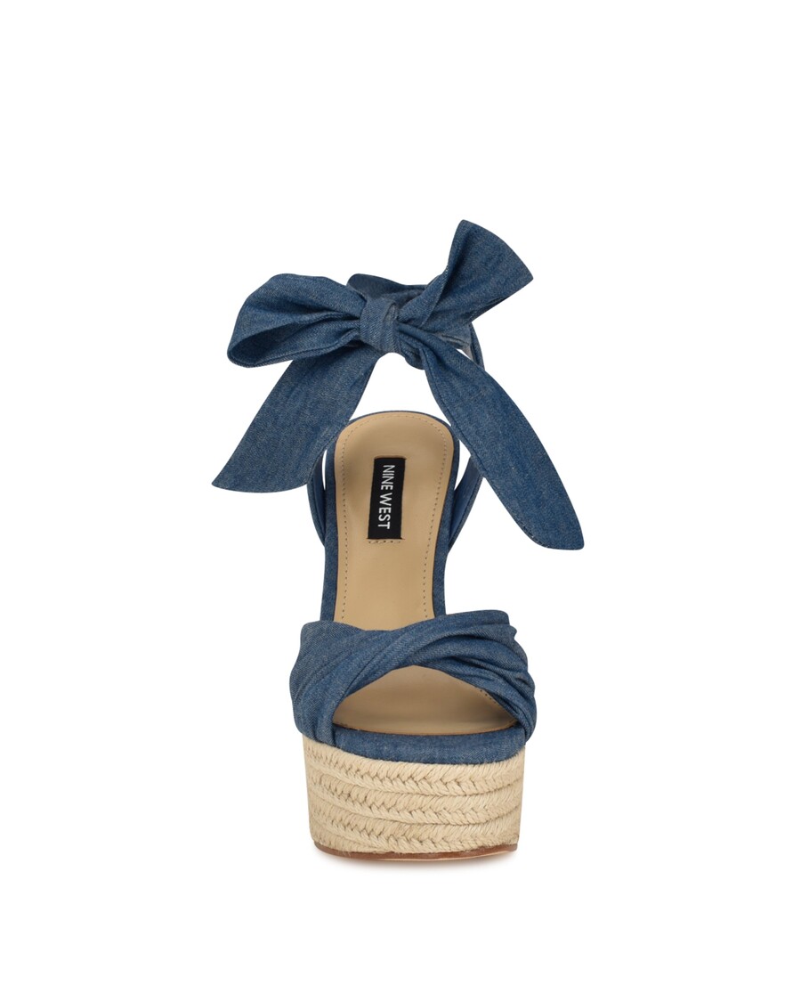 Deviņas Rietumu Gertha Platformas Espadrille Sandales