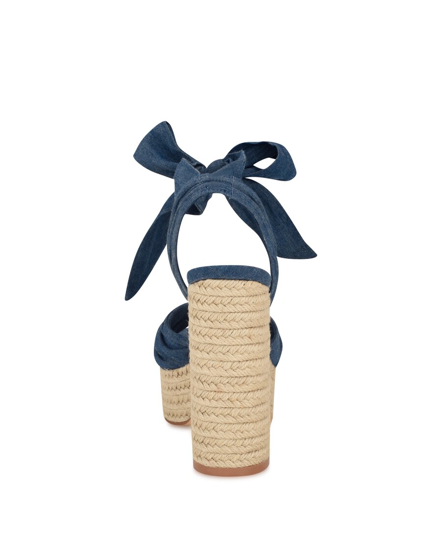 Deviņas Rietumu Gertha Platformas Espadrille Sandales