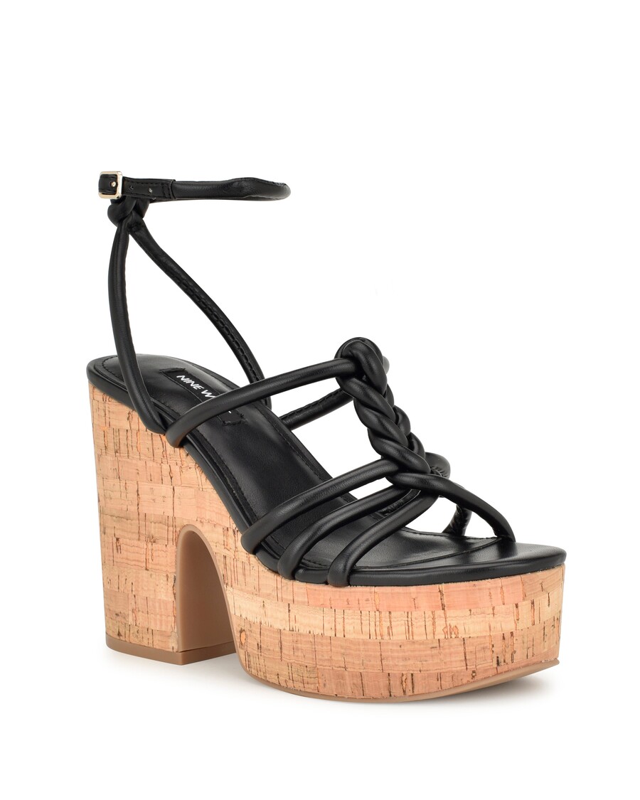 üheksa Lääne Olanderi Sõlmega Platvormsandaali