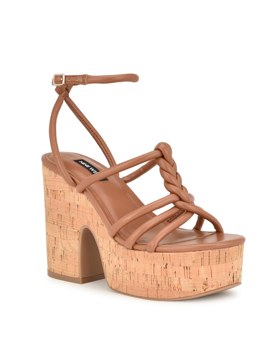 Nine West Onder Düğümlü Platform Sandalet