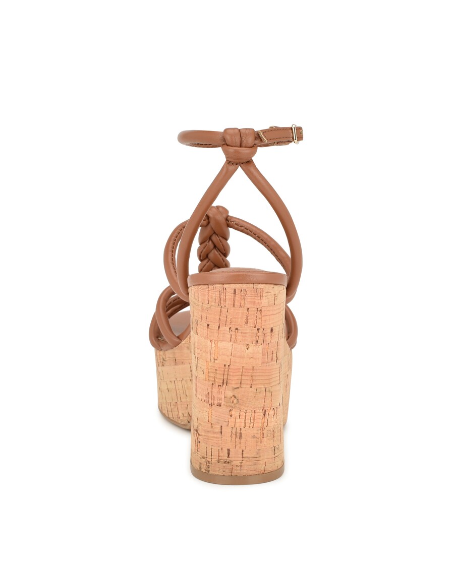 Nine West Onder Düğümlü Platform Sandalet