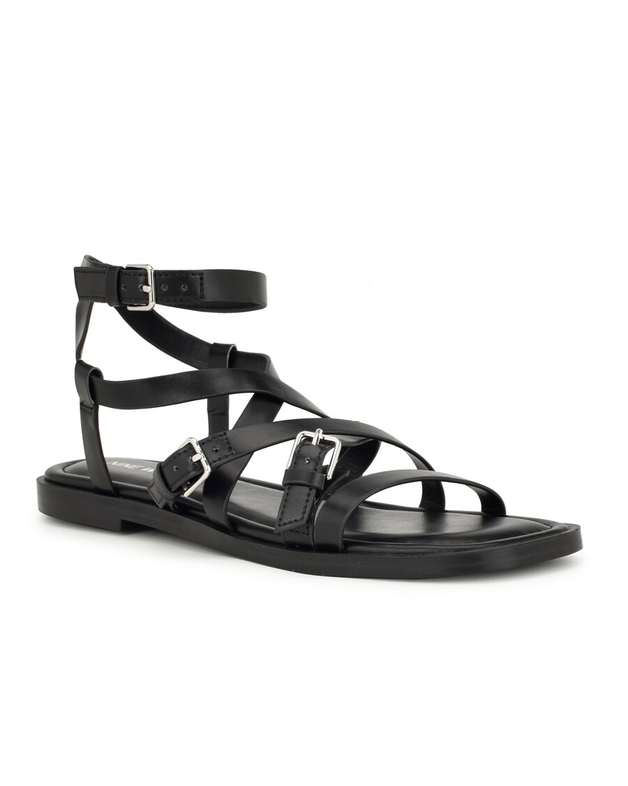 Сандалии Nine West Rulen на плоской платформе с ремешками