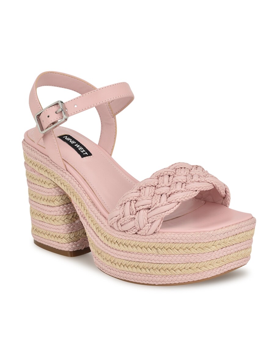 üheksa Lääne Cinka Kootud Platvormsandaali