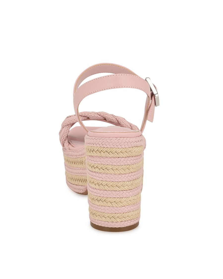 üheksa Lääne Cinka Kootud Platvormsandaali