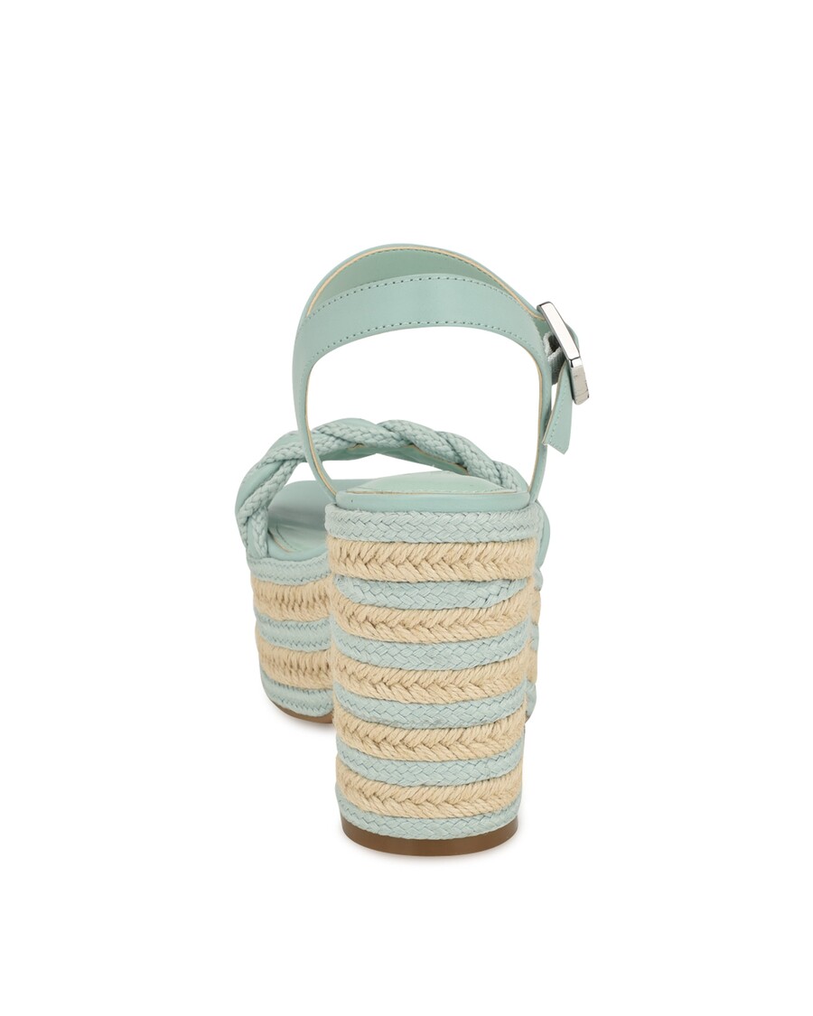 üheksa Lääne Cinka Kootud Platvormsandaali