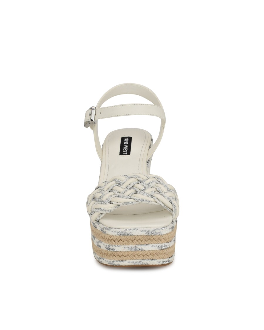 Deviņas Rietumu Cinka Austas Platformas Sandales