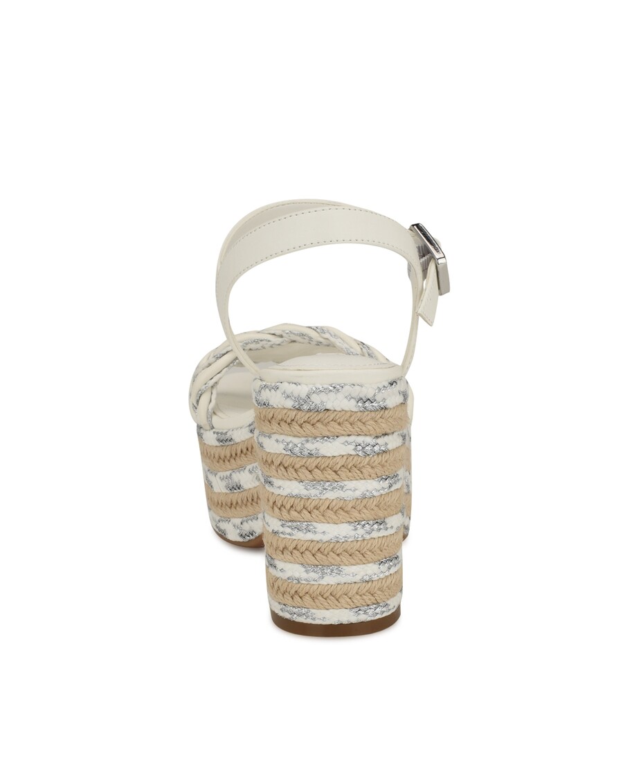 Deviņas Rietumu Cinka Austas Platformas Sandales