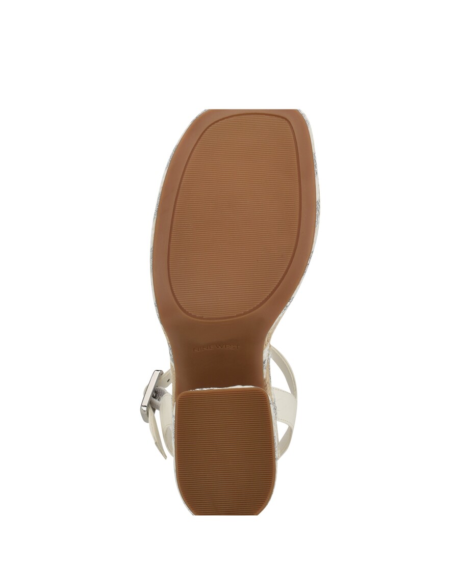 Deviņas Rietumu Cinka Austas Platformas Sandales