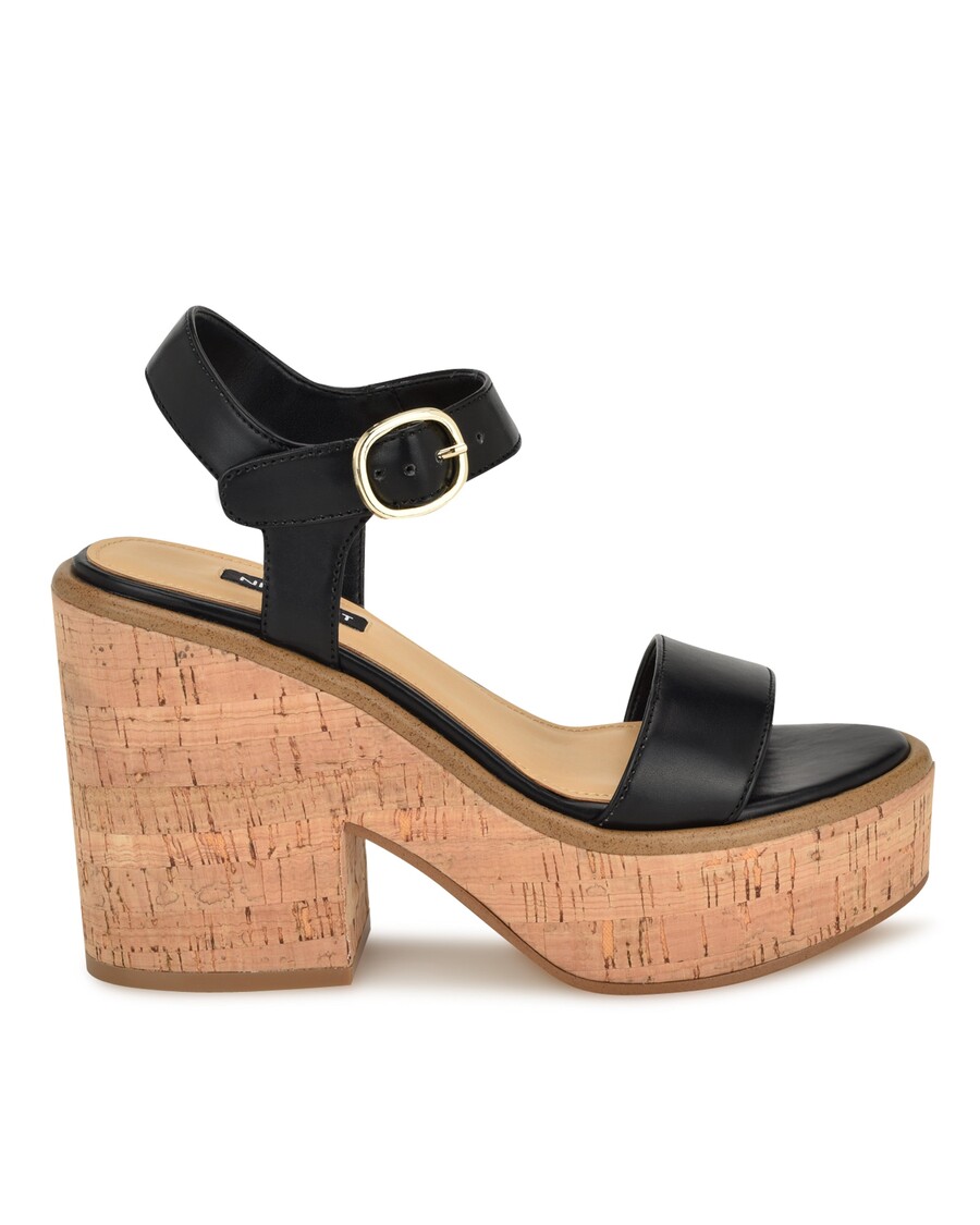 Sandali Na Klin Z Jermenom Za Gleženj Nine West Amye
