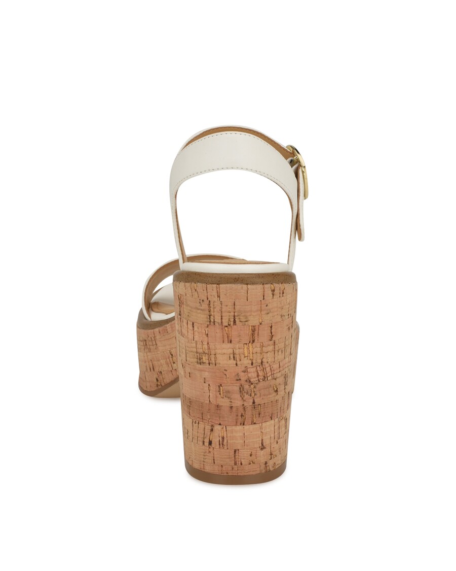 Sandalias De Cuña Con Tira En El Tobillo Amye De Nine West