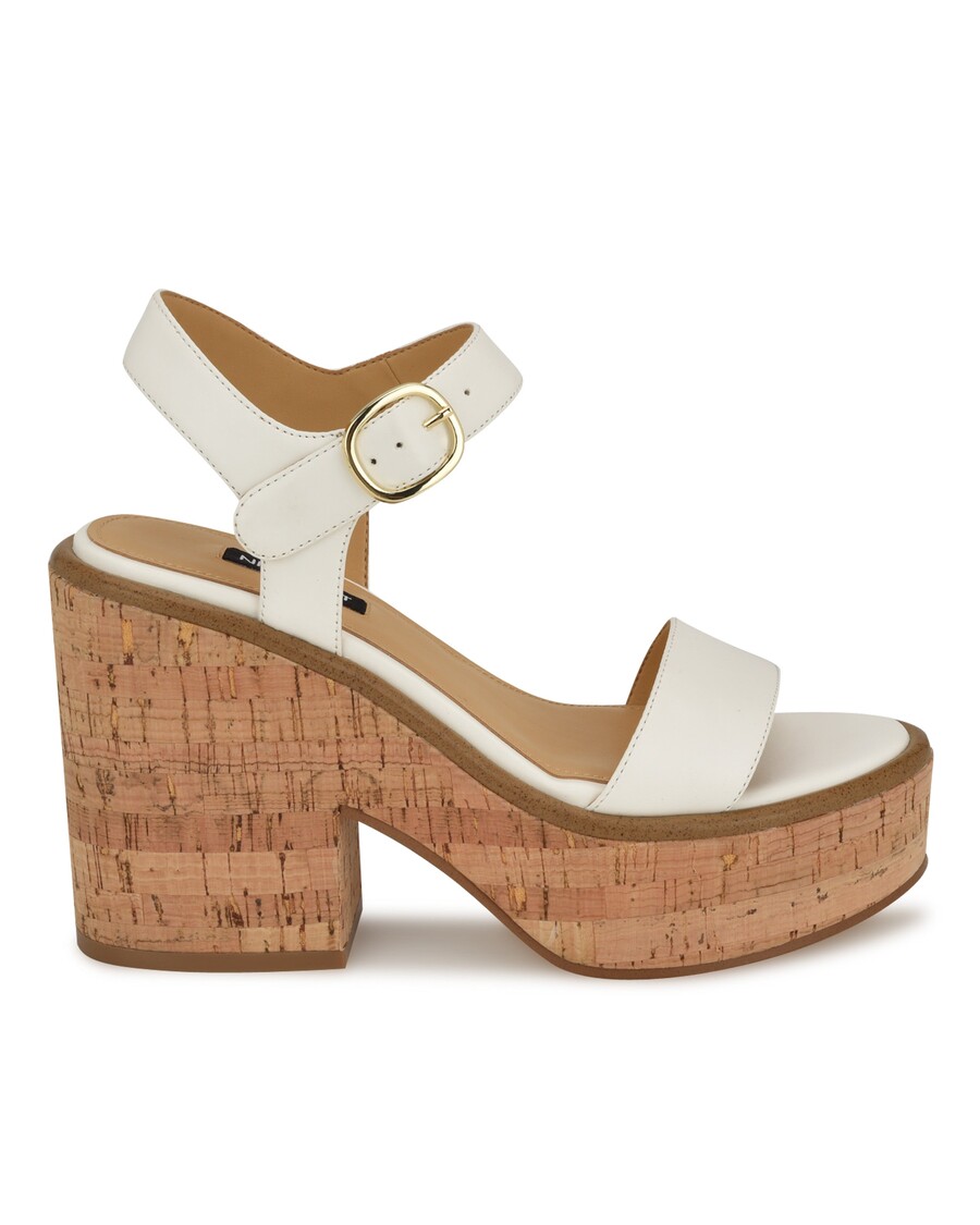 Sandali Na Klin Z Jermenom Za Gleženj Nine West Amye