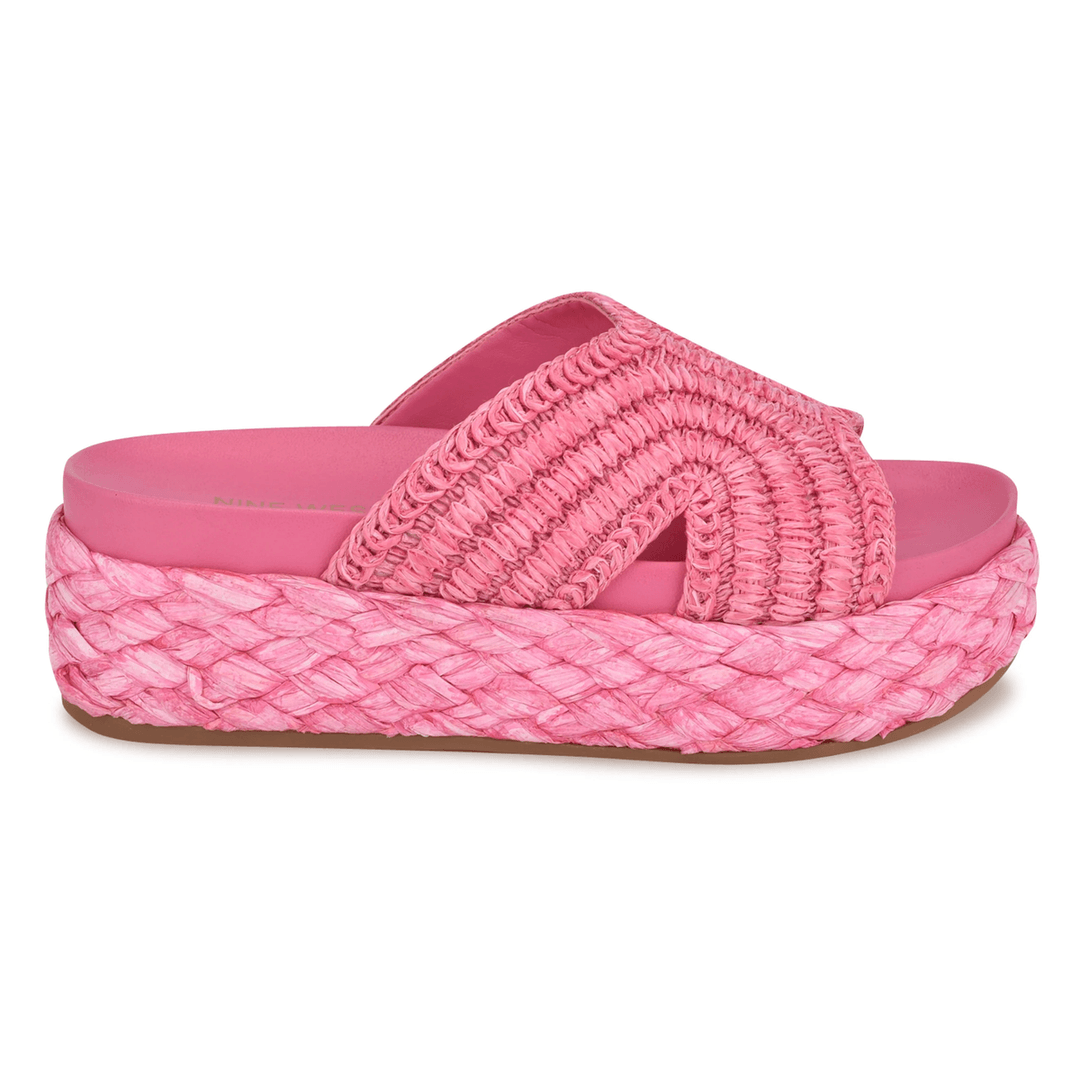 Nine West Corel Flatform Sandals Pink