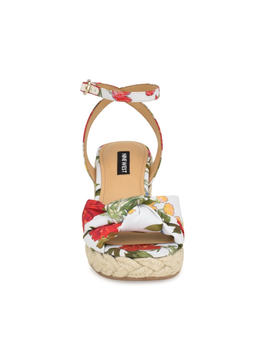 Devyni Vakarų Dotime Espadrille Pleištiniai Sandalai