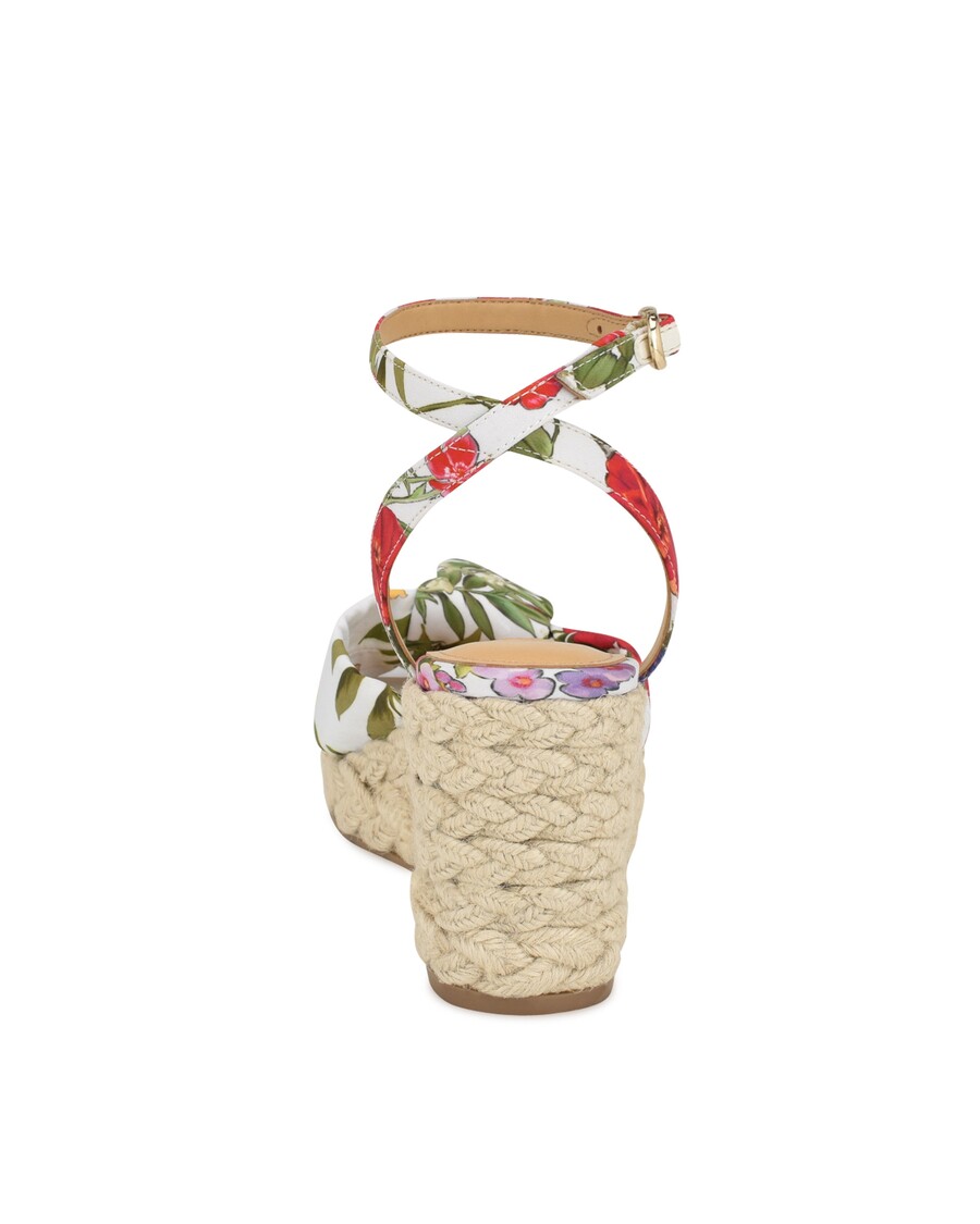 Devyni Vakarų Dotime Espadrille Pleištiniai Sandalai