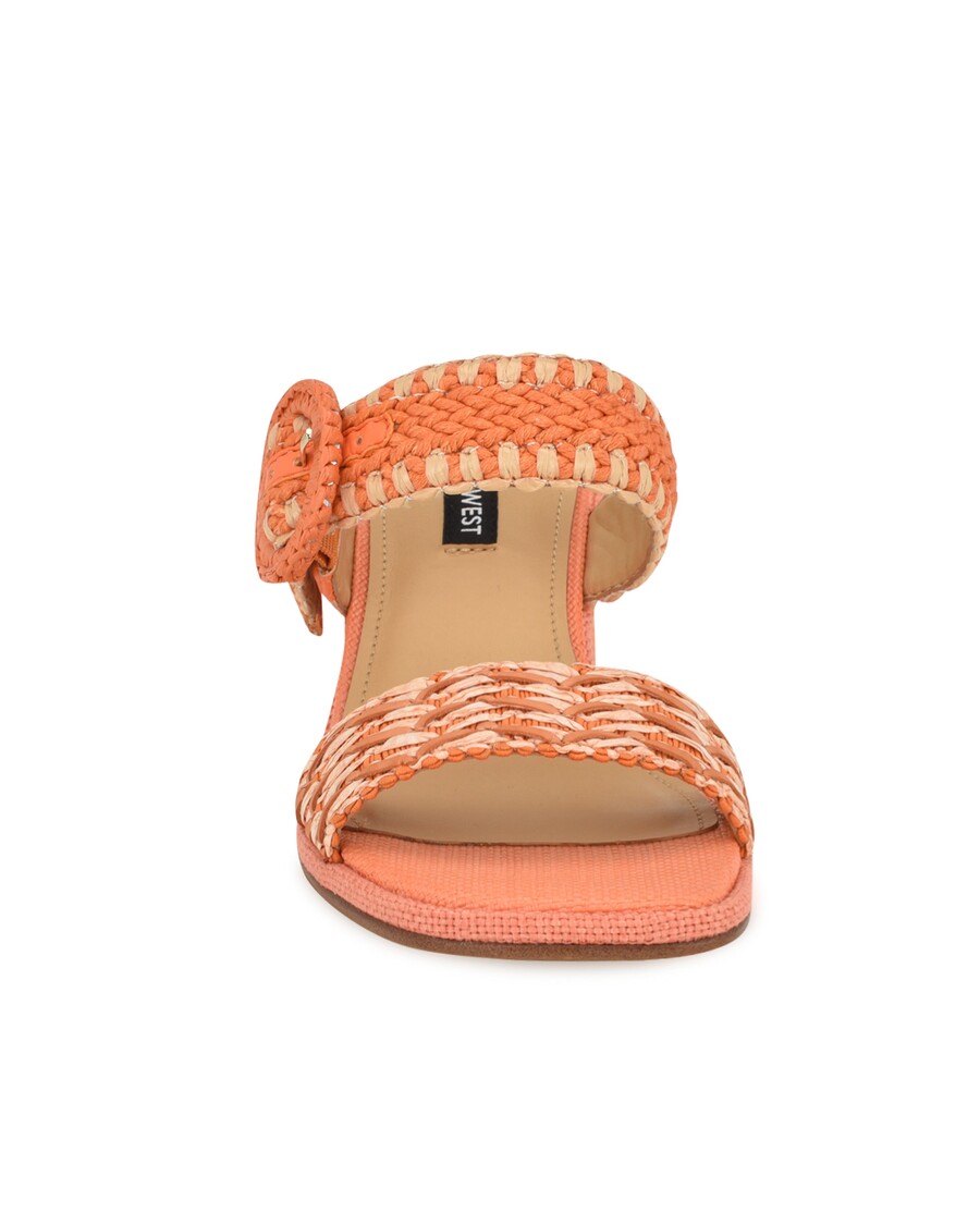 Deväť Západných šmirgľových Tkaných šmykľavých Sandálov