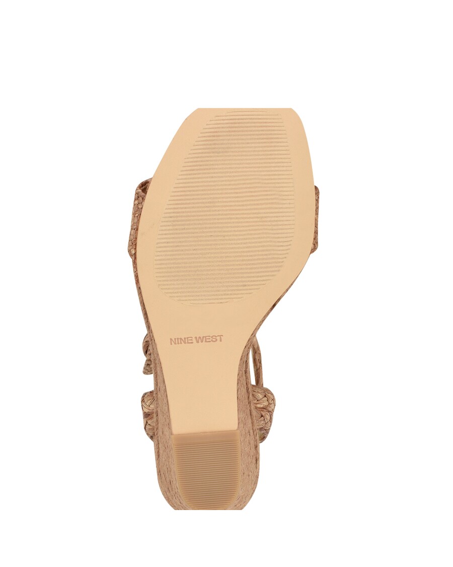 Devět West Nerisa Espadrille Klínové Sandály