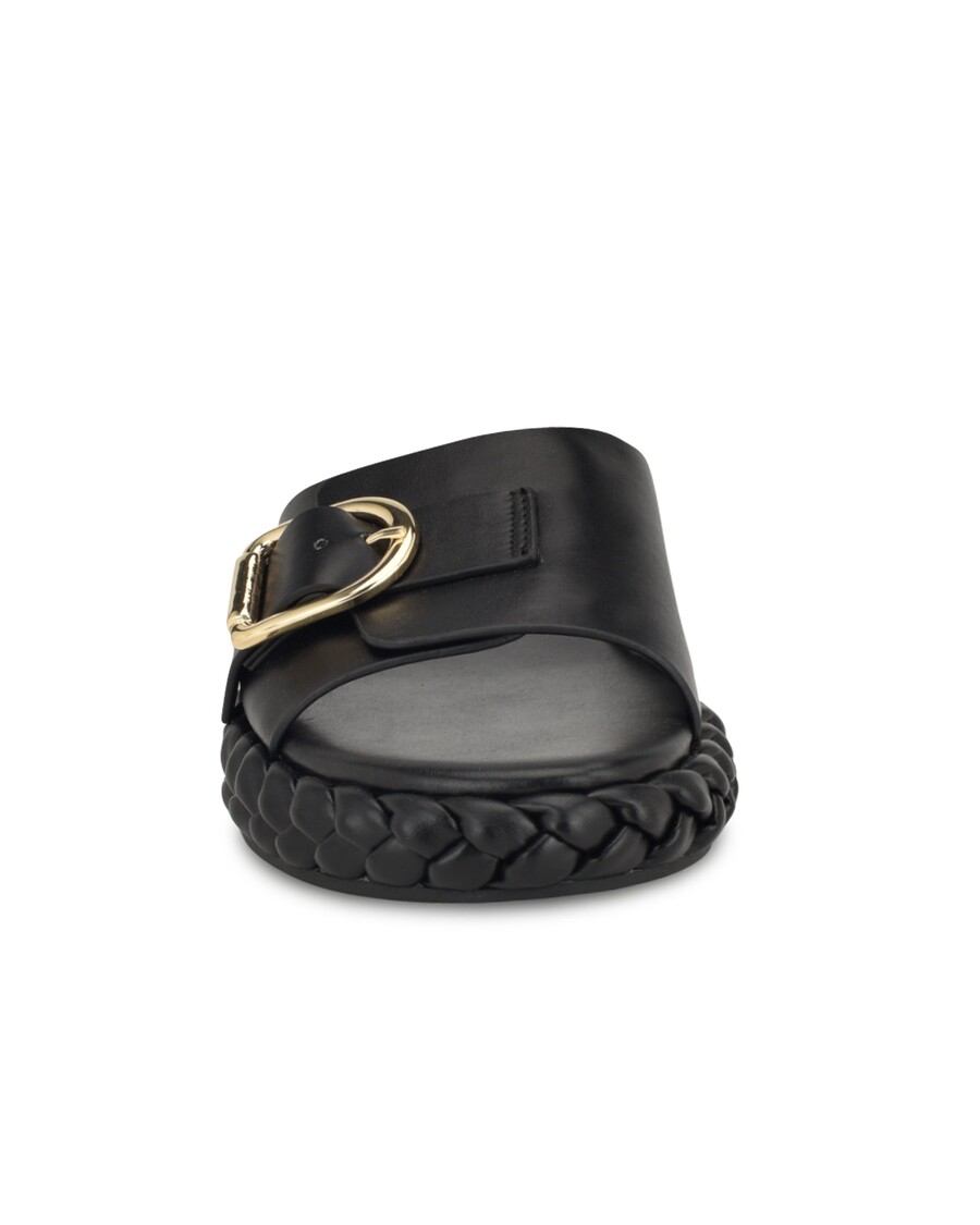 Kilenc West Shantel Alkalmi Szőtt Talpbetétes Szandál