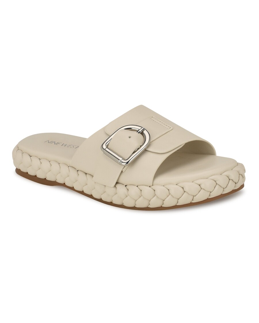 Sandalias Informales Con Plantilla Tejida Shantel De Nine West