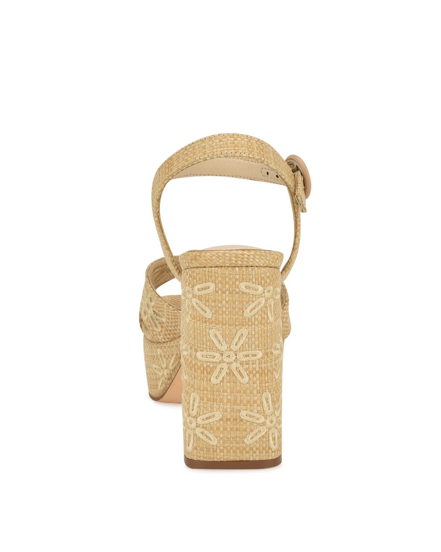 תשעה סנדלי פלטפורמת רצועת קרסול מערב וולנה