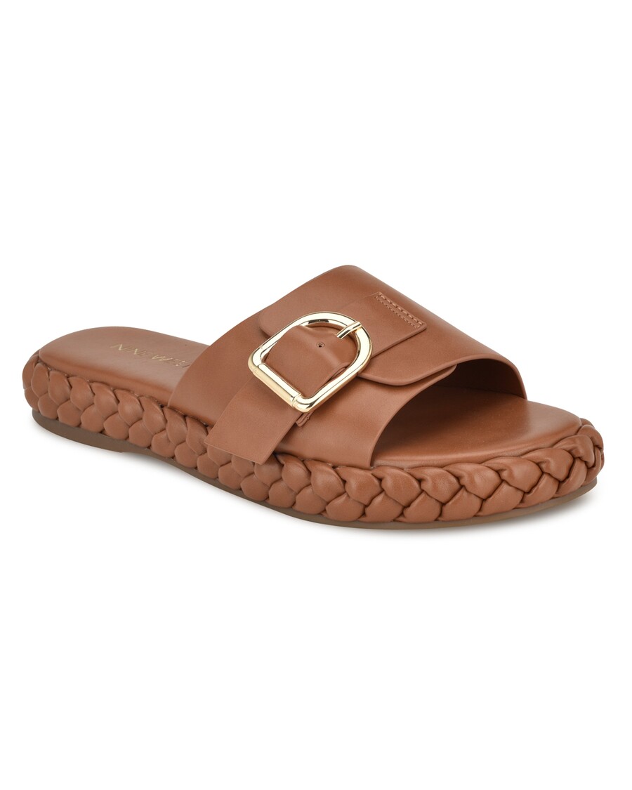 Nine West Shantel Casual Woven Footbed Sandals