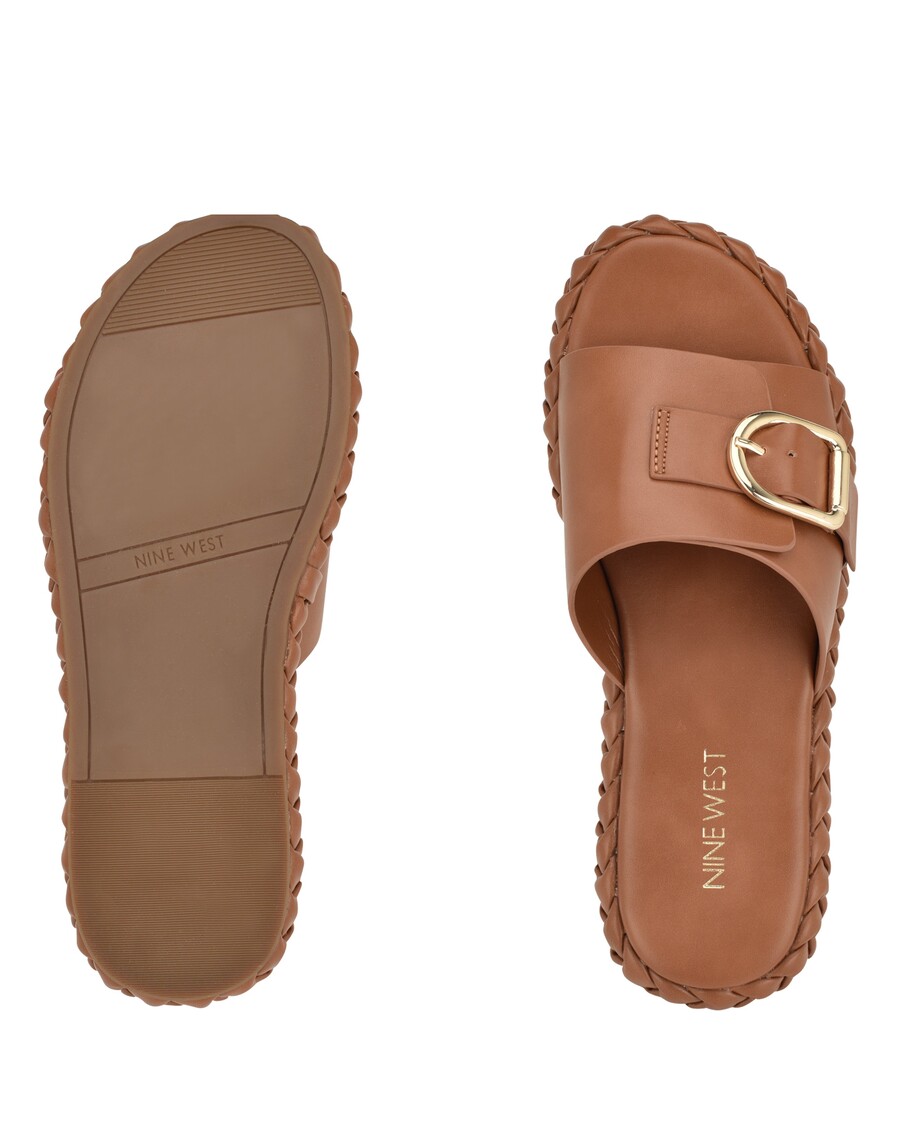 Nine West Shantel Casual Woven Footbed Sandals