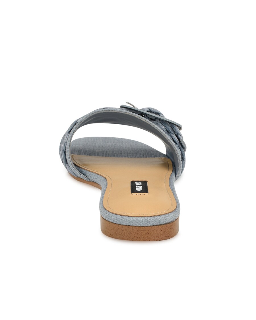 Devět Západ Hagleigh Ploché Skluzavky Sandály