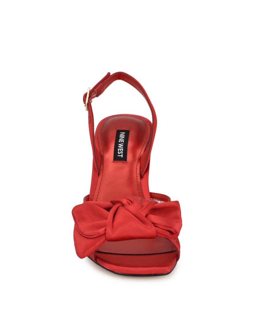 Deväť Západná Gruzínska Luk Slingback Sandále