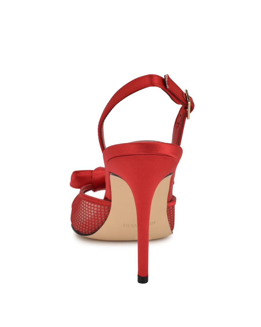 Deväť Západná Gruzínska Luk Slingback Sandále