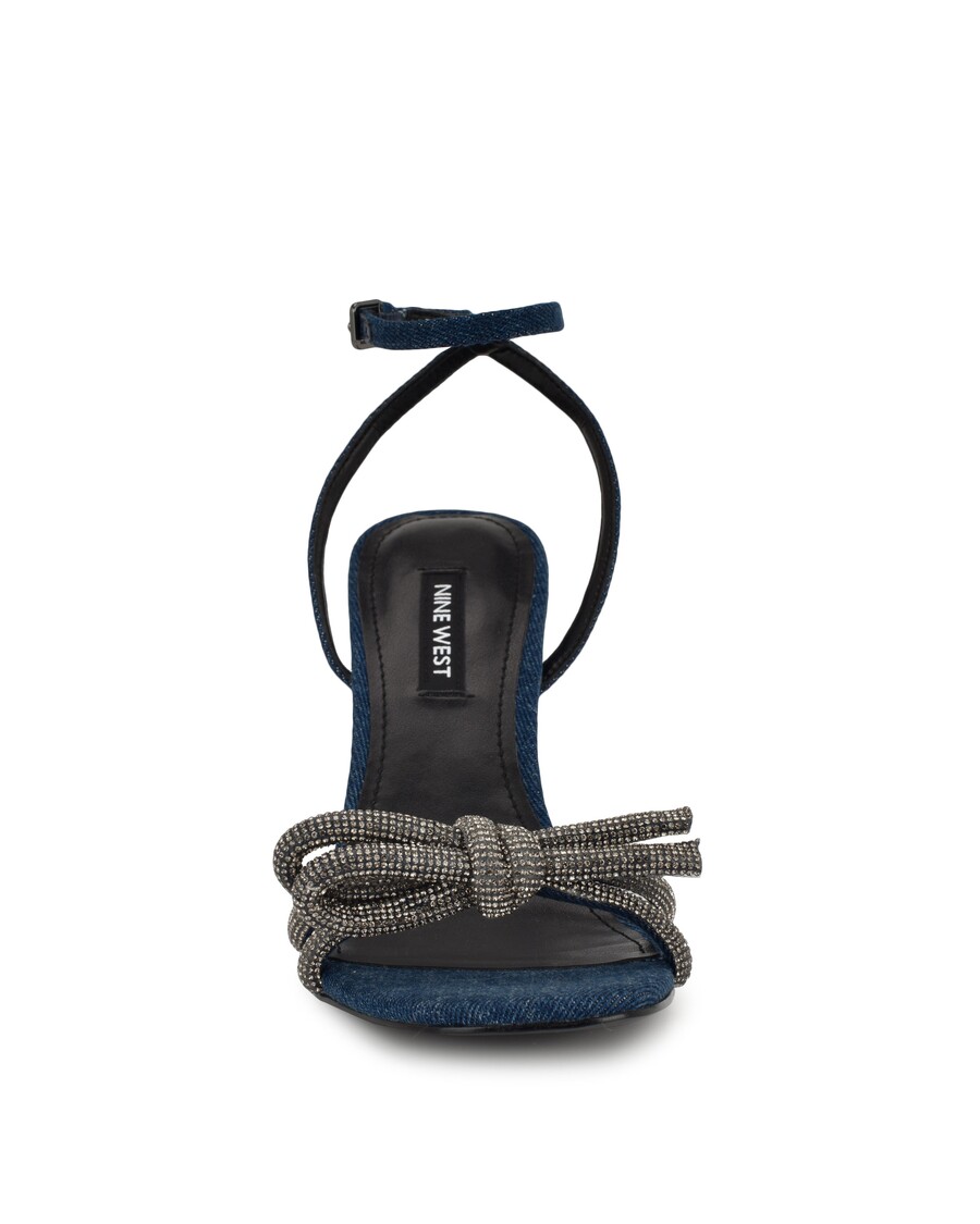 üheksa Lääne Ivid Rhinestonest Vööri Sandaalid