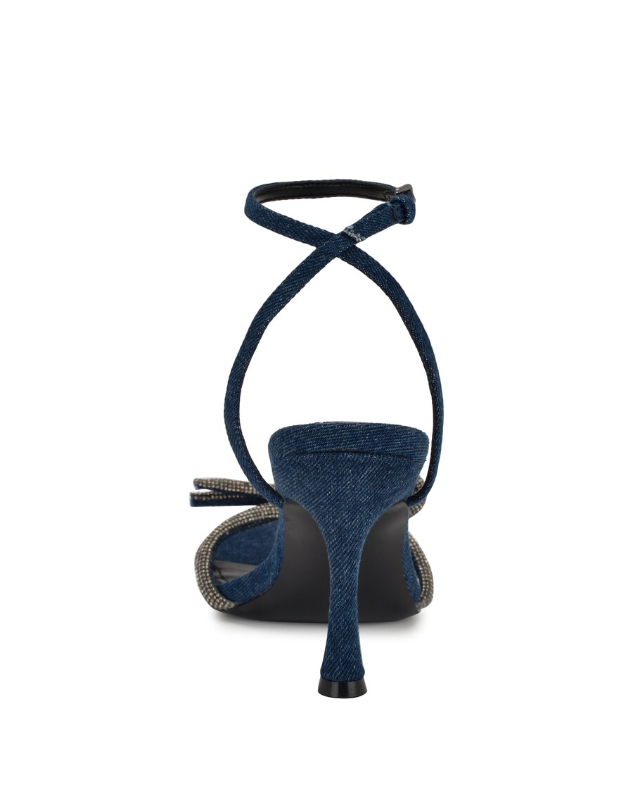 üheksa Lääne Ivid Rhinestonest Vööri Sandaalid