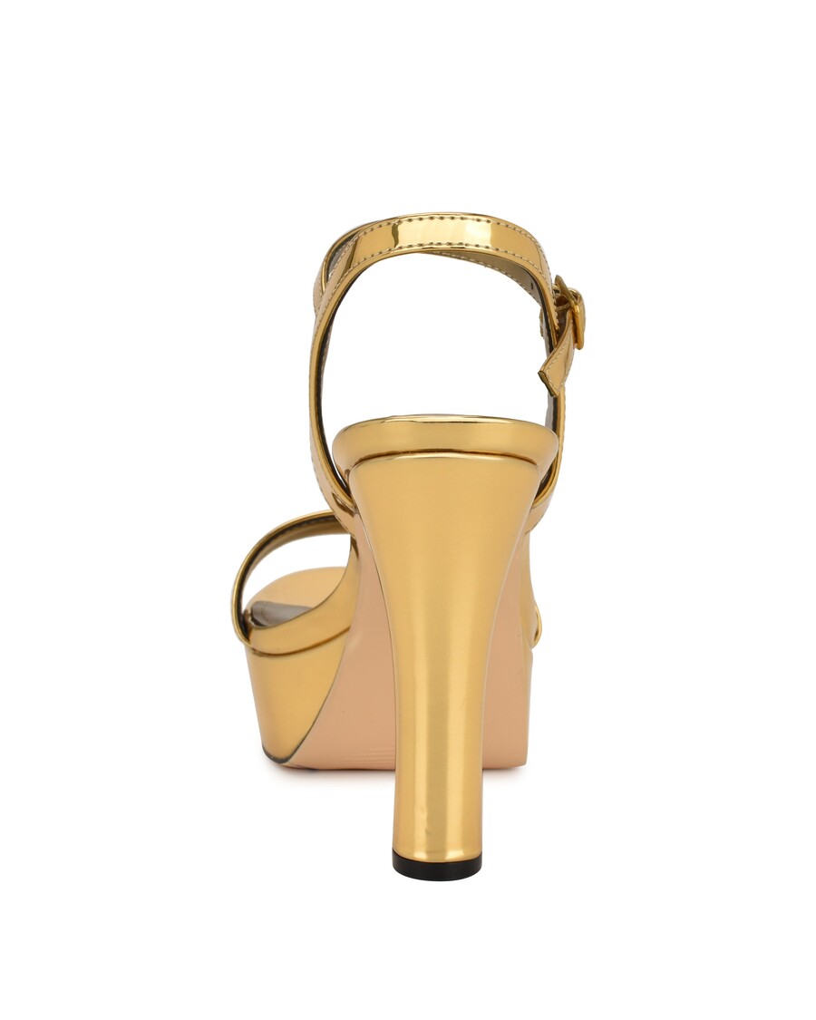 Deväť West Solas Sandále Na Platforme