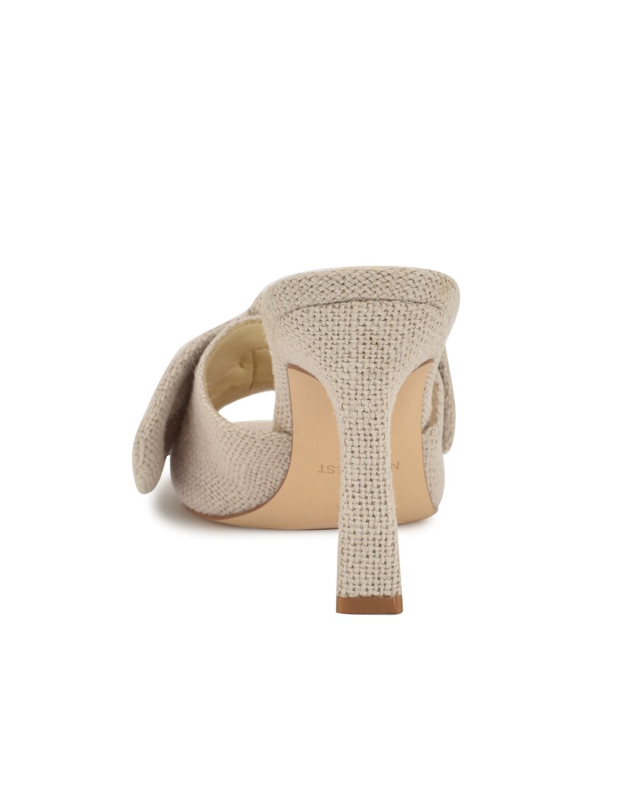 Sandały Typu Mule Dziewięć West Trina Z Kokardką