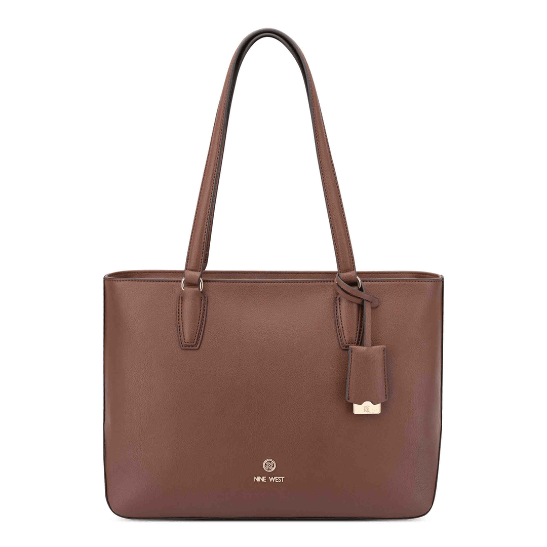 Nine West Lakelyn Tote Mahogany