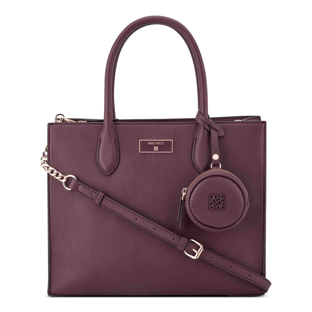 Nine West Magdalina Triple Compartment Shopper Boysenberry